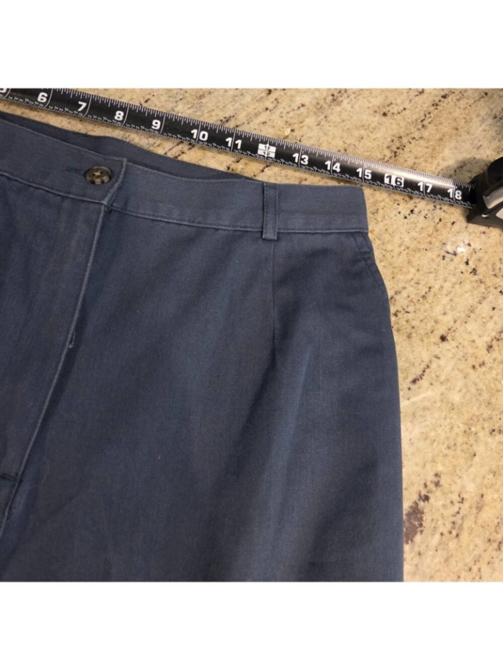Lot of 2 LL Bean Women’s Size 12 Pants Original Fit Pants & Blue Walking Shorts - Picture 3 of 16